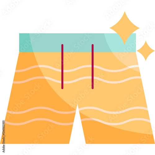 vector illustration of short fashion