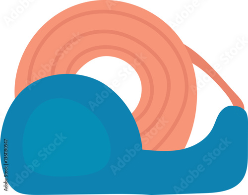 Tape dispenser illustration