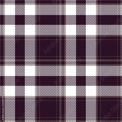 Modern Metallic Medium Grey Seamless Tartan Textile Design Variant 2882