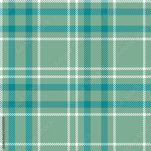 Modern Seamless Tartan in Iridescent Greyish Teal tones Textile Design Variant 2941
