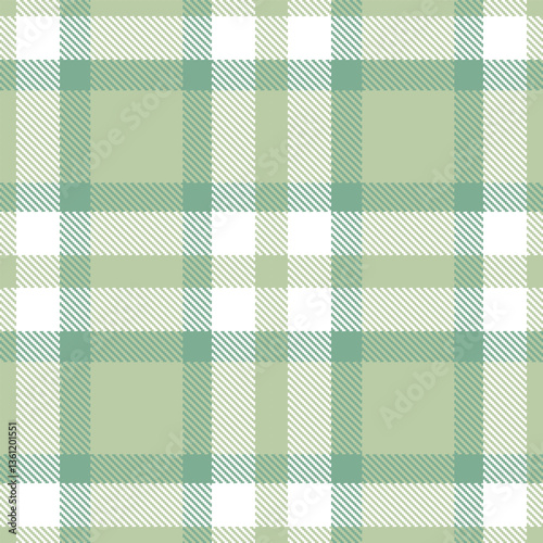 Modern Neon Greenish Grey Seamless Tartan Textile Design Variant 2943