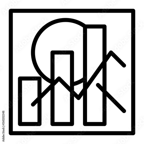 SEO Optimization Vector Line Icon Design