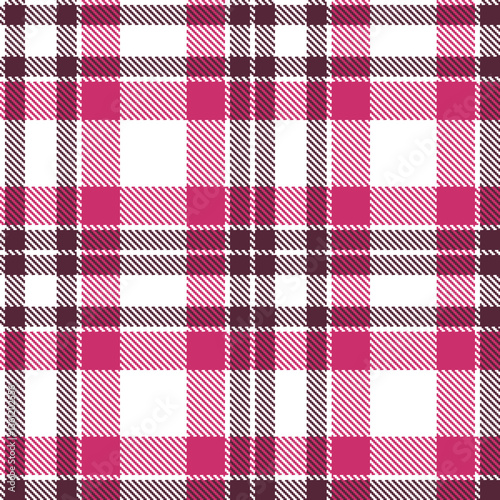 Modern Seamless Tartan in Soft White tones Textile Design Variant 2959