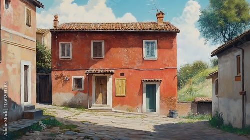 Italian vintage village house 