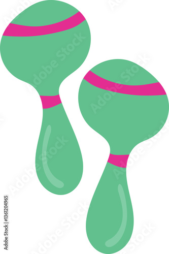 Maraca illustration