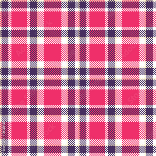 Modern Seamless Tartan in Light White tones Textile Design Variant 308