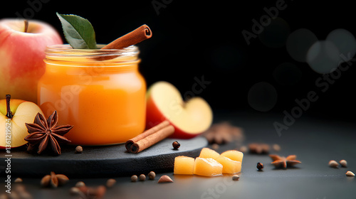 Apple Sauce with Cinnamon and Spices