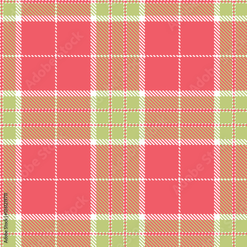 Modern Rich White Seamless Tartan Textile Design Variant 317