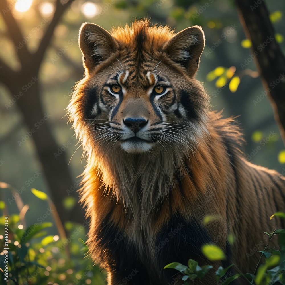 Fototapeta premium Close up on wild animal in nature