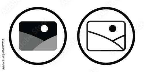 gallery icon set.  photo gallery icon vector design. image icon. eps 10.