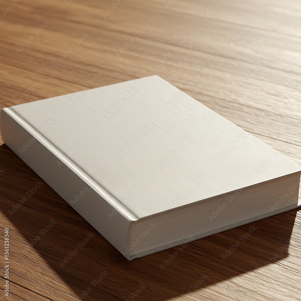 Fototapeta premium Blank Book Mockup on Table