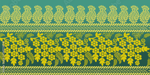 beautiful graphic saree design and this sari design is in Indian style which is for textile fashion industry and it can be used as wallpaper backdrop and website bg this style is originated in india