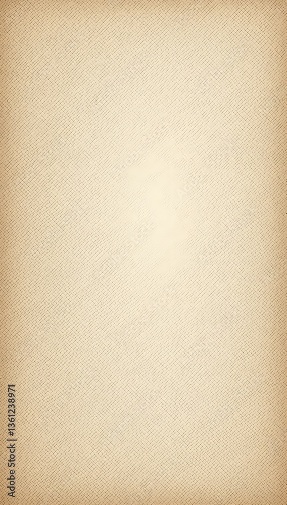 Fototapeta premium A detailed close-up of woven natural linen fabric, showcasing fine fiber textures and soft beige tones, ideal for organic and rustic design backdrops
