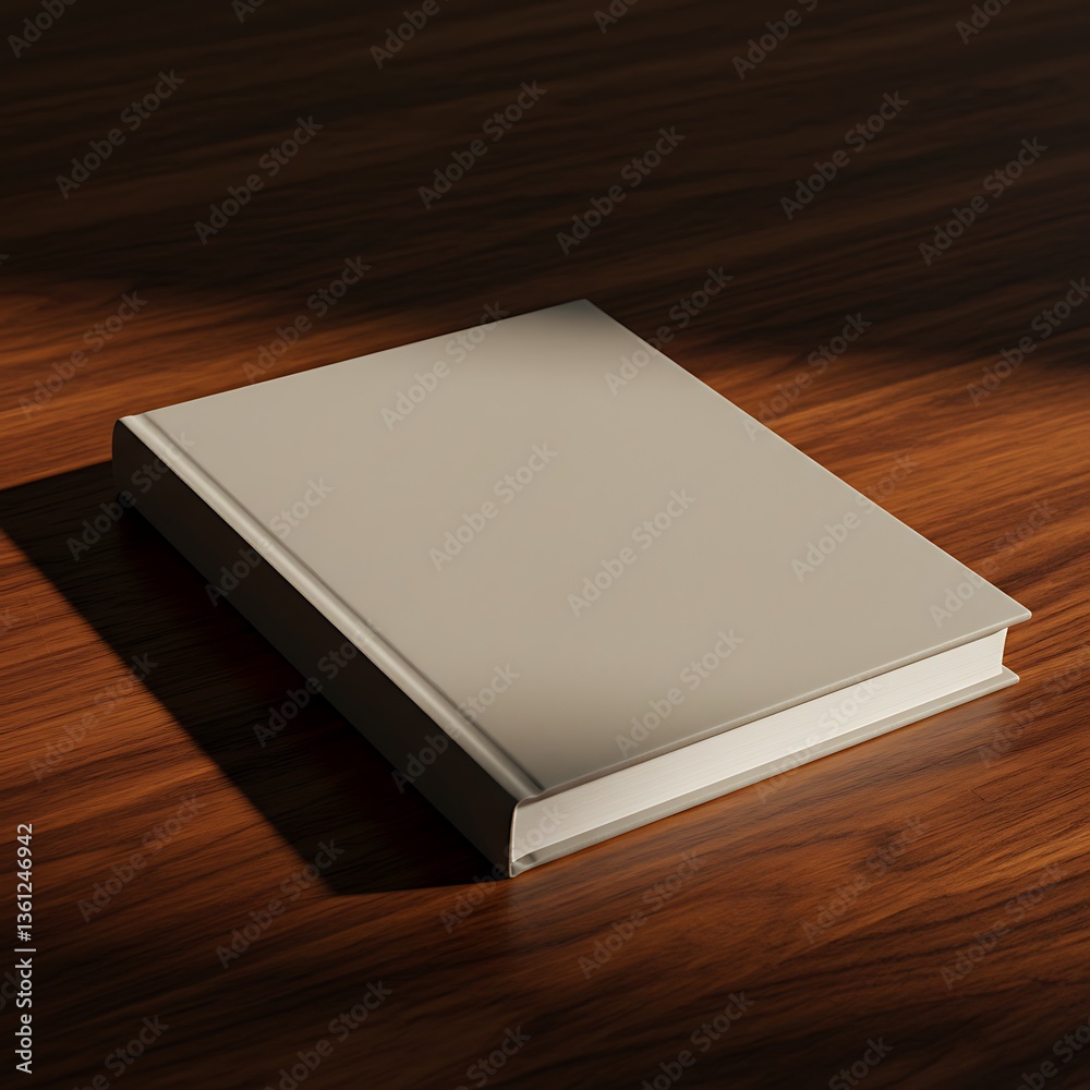 Fototapeta premium Blank Book Mockup on Table