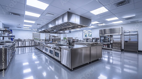 Modern Commercial Kitchen Interior