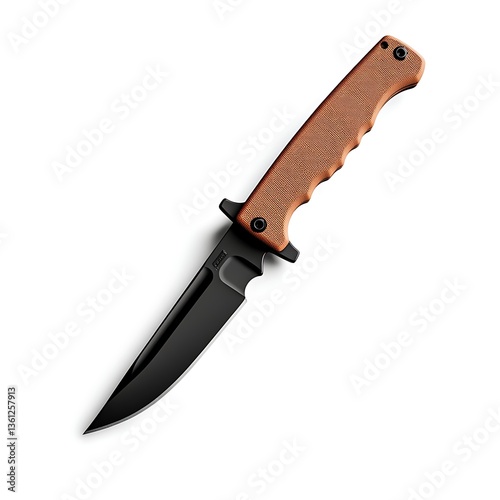 ballistic knife 3D render