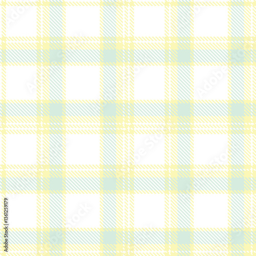 Modern Seamless Tartan in Cool Light Tan tones Textile Design Variant 937