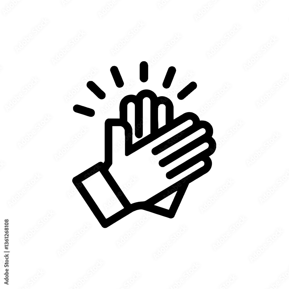 Clapping Hands Emoticon Vector Icon Illustration on a transparent background, clapping hands emoticon 4.svg Icon Clapping Hands Emoticon Vector Icon Illustration on a transparent background, clapping hands emoticon 4.svg Icon