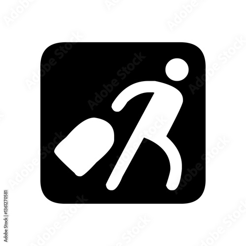 Heavy public signage icon