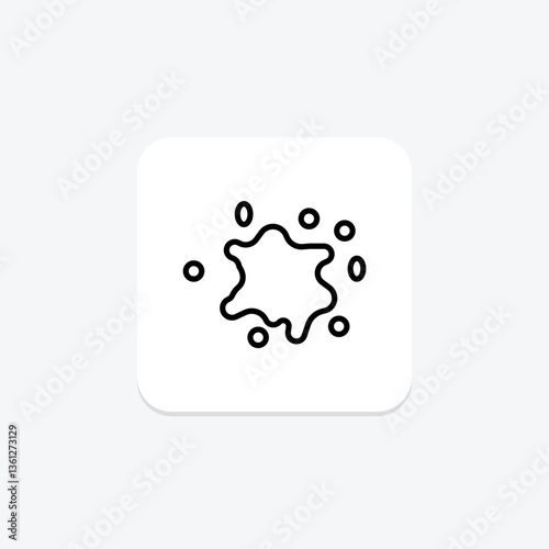 Paint Stain, vector, pixel perfect, illustrator file