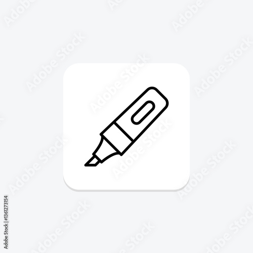 Marker, vector, pixel perfect, illustrator file