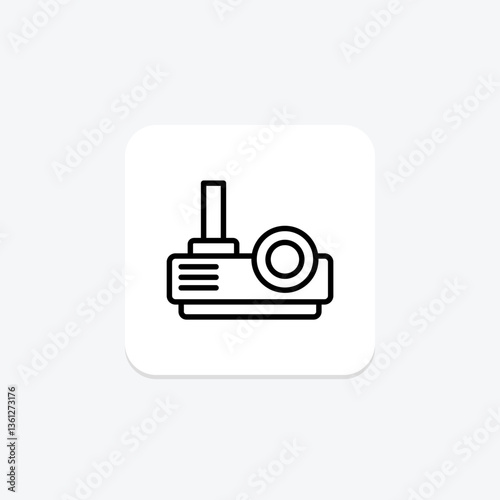 Video Art Projection, vector, pixel perfect, illustrator file