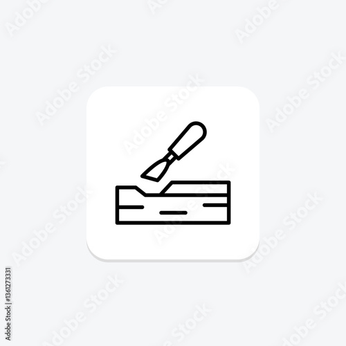 Wooden Relief Carving, vector, pixel perfect, illustrator file