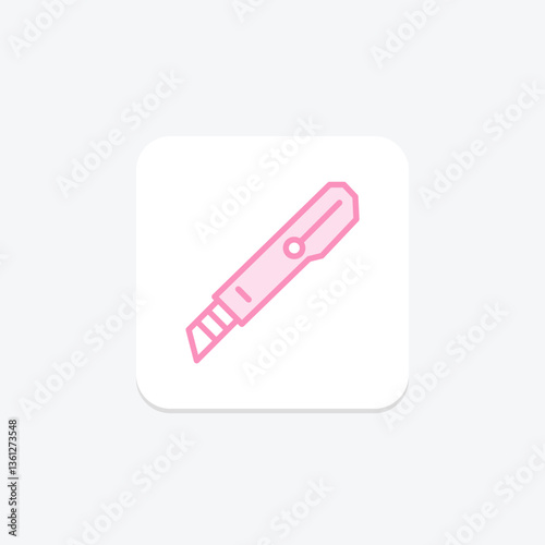 Paper Knife, vector, pixel perfect, illustrator file