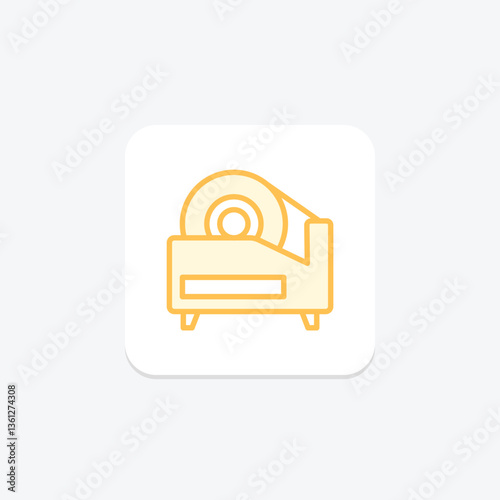 Tape Dispenser, vector, pixel perfect, illustrator file