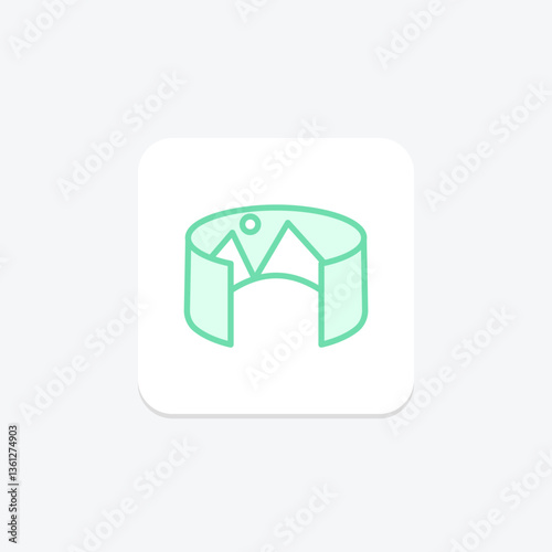 Virtual Art Gallery, vector, pixel perfect, illustrator file
