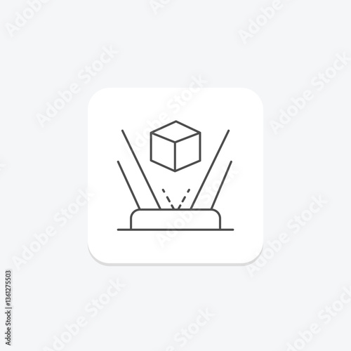 Holographic Artwork, vector, pixel perfect, illustrator file