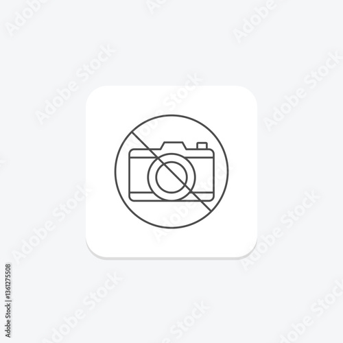 No Photography, vector, pixel perfect, illustrator file