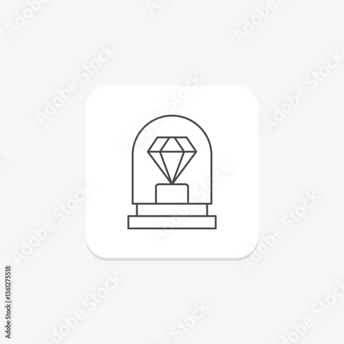 Diamond Museum, vector, pixel perfect, illustrator file