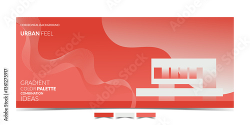 BACKGROUND 522 WITH MODERN ABSTRACT CITY LANDSCAPE FOR BRAND IDENTITY, PRESENTATION AND A LOT OF DESIGN NEEDS