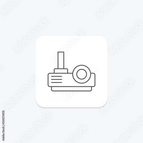 Video Art Projection, vector, pixel perfect, illustrator file