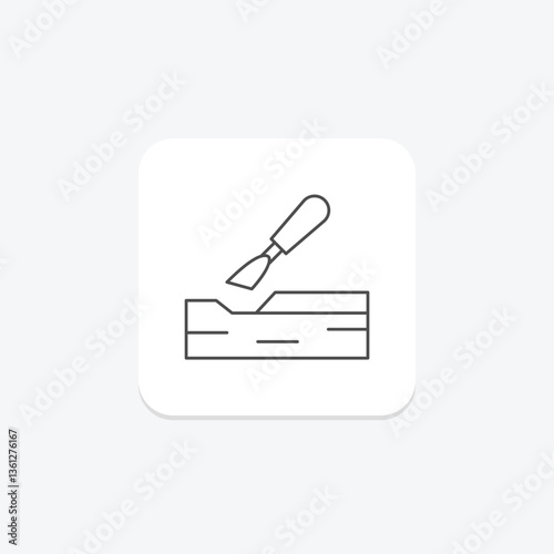 Wooden Relief Carving, vector, pixel perfect, illustrator file