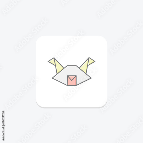 Origami Sculpture, vector, pixel perfect, illustrator file