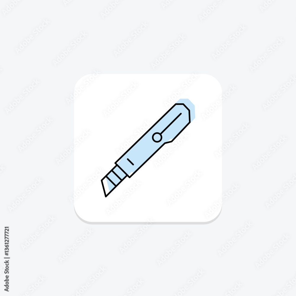 Paper Knife, vector, pixel perfect, illustrator file Paper Knife, vector, pixel perfect, illustrator file