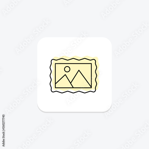 Digital Art Frame, vector, pixel perfect, illustrator file