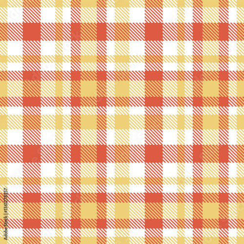 Modern Seamless Tartan in Light White tones Textile Design Variant 1167