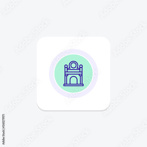 Museum Entrance, vector, pixel perfect, illustrator file