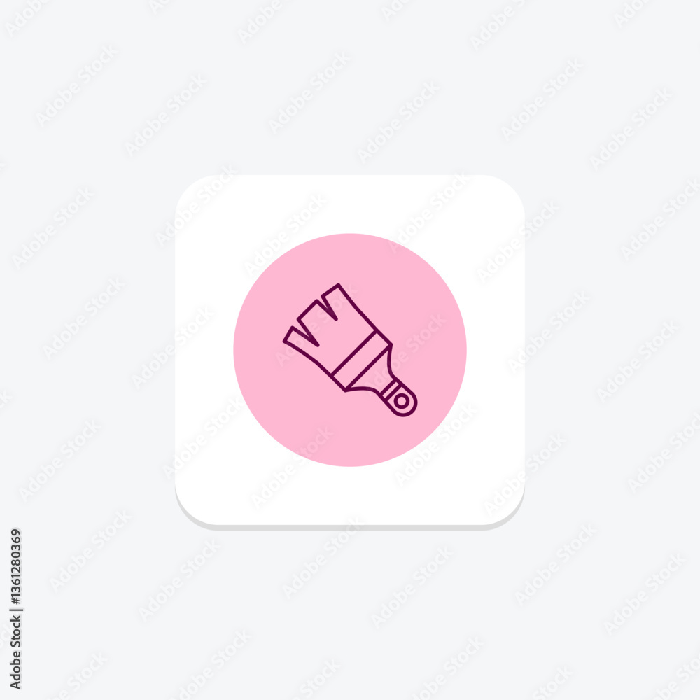 Fototapeta premium Paintbrush, vector, pixel perfect, illustrator file