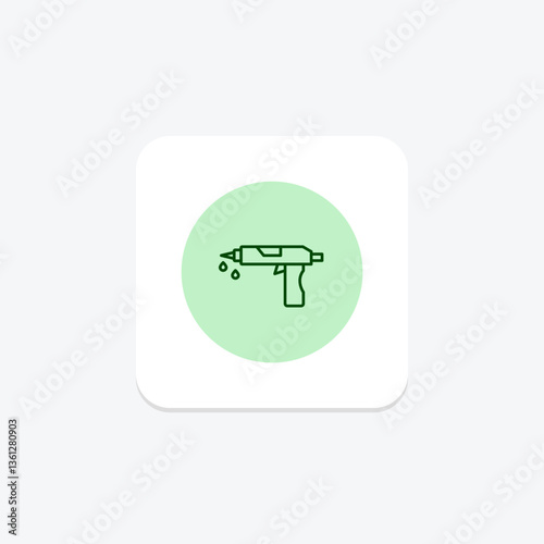 Glue Gun, vector, pixel perfect, illustrator file