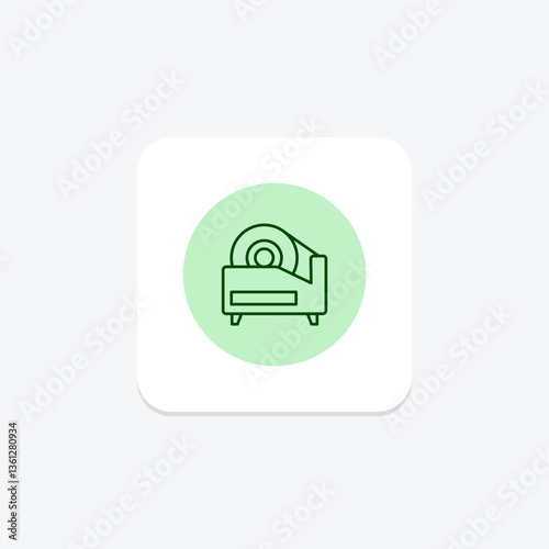 Tape Dispenser, vector, pixel perfect, illustrator file