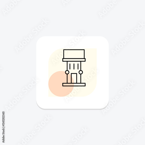 Sculpture Pedestal, vector, pixel perfect, illustrator file