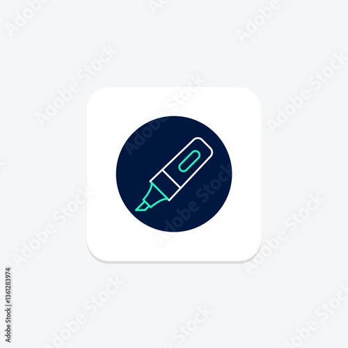 Marker, vector, pixel perfect, illustrator file