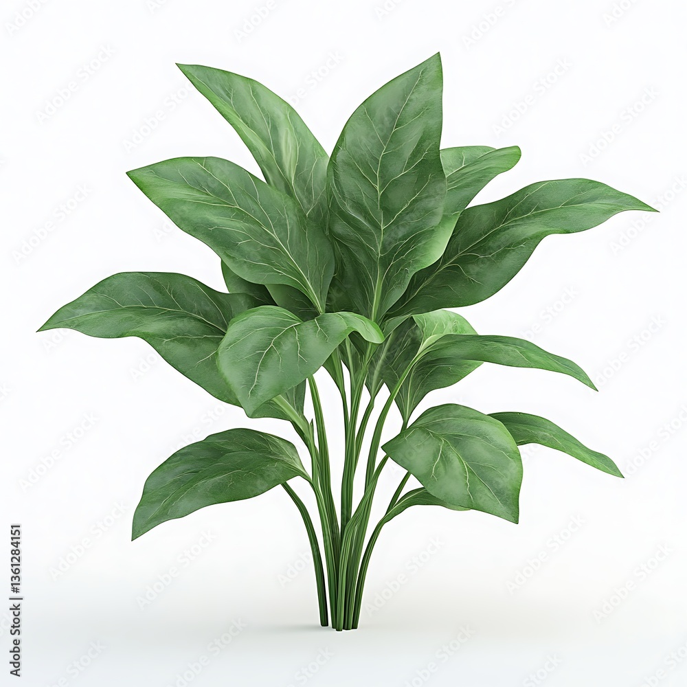 spinach 3D render spinach 3D render