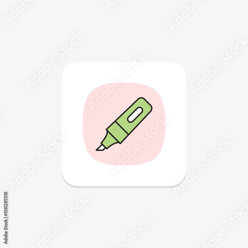 Marker, vector, pixel perfect, illustrator file