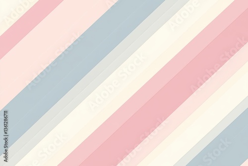 Minimalistic Diagonal Lines Background in Pink and Blue.