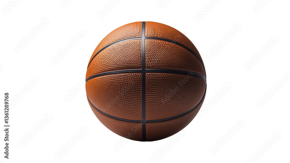 Obraz premium basketball isolated on white background